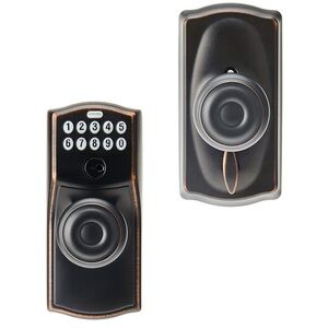 Schlage Matte Black Keyless Electronic Keypad Deadbolt Lock